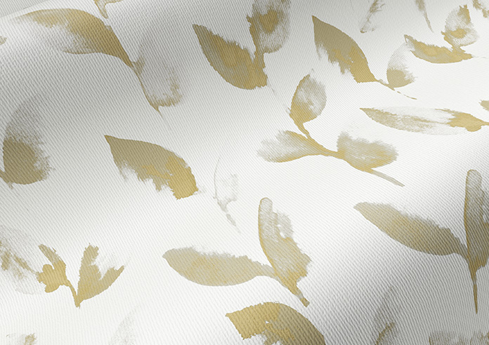 Watercolour Leaves, Golden Brown - Twist&Fit Roller Blind - Image 4